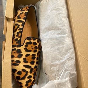 Ladies Calf Hair Loafers